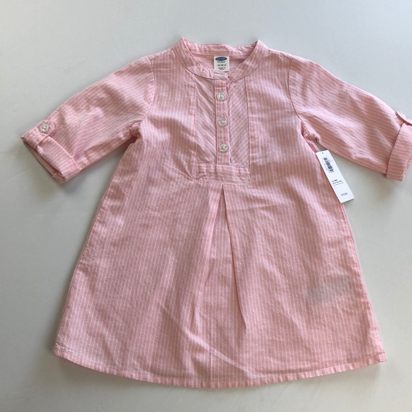 Pink stripe 12-18 month dress NWT - Picture 1 of 5
